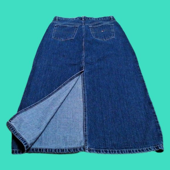 Tommy Hilfiger Dresses & Skirts - Tommy Hilfiger Womens Skirt Straight Denim Classic